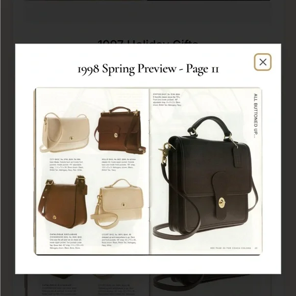 🖤 Vintage Coach Stewardess Crossbody Bag | Black |9525 | 2001 | Costa Rica - Picture 10 of 11